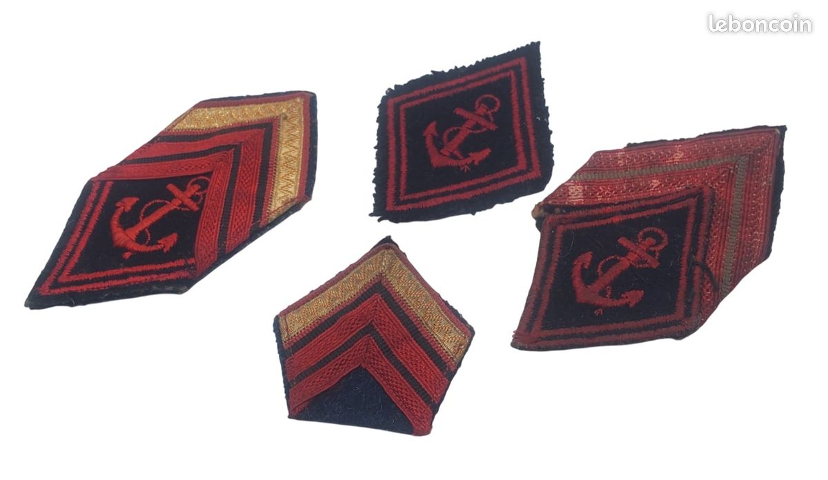 Insigne Tissu Patch Losange mod. 1945 Rare Spécimen Type 1952 TRAIN