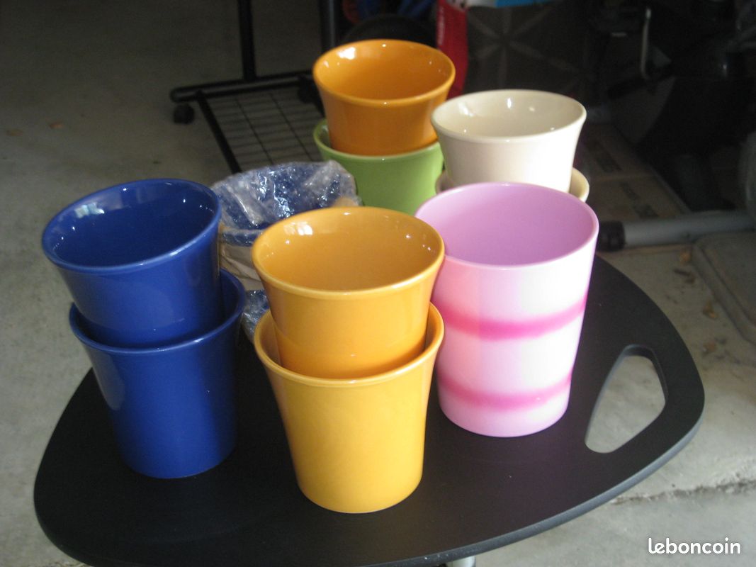 11 cache-pots céramique NEUFS (image 1)