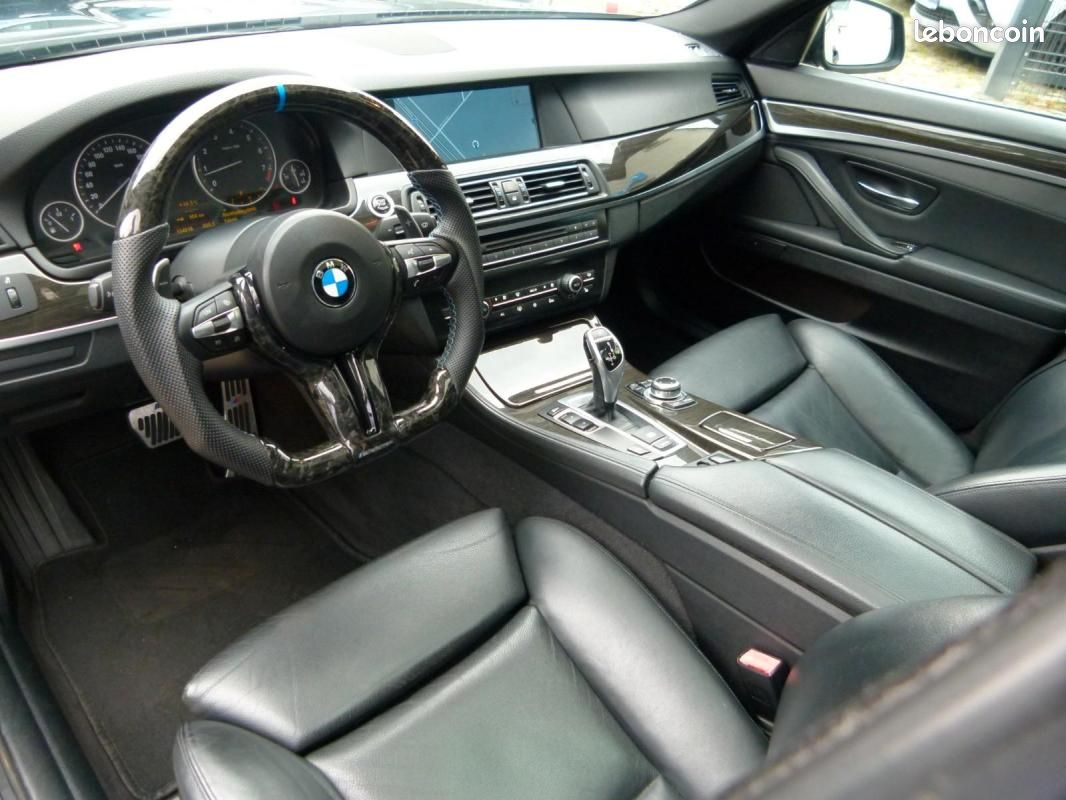 BMW 535 i 306ch - BVA TOIT OUVRANT HUD CAMÉRA DE RECUL INTERIEUR CUIR (image 12)