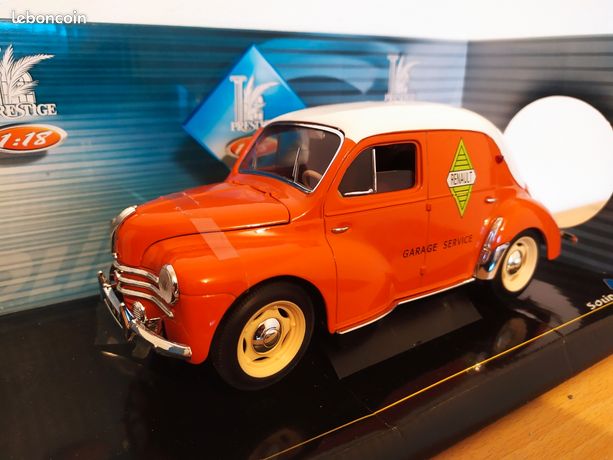 SOLIDO 1/18 SCALE S1806601 - Renault 4CV Decouvrable 1951 - Green EUR