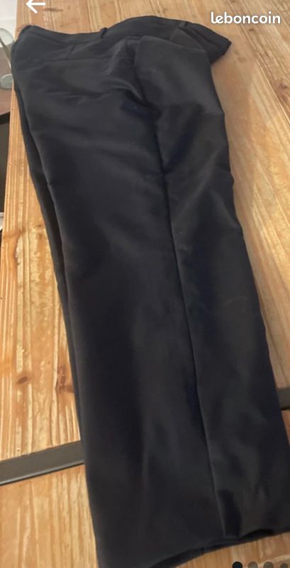 Pantalon à pince taille 36 forme cigarette 7/8 (image 2)