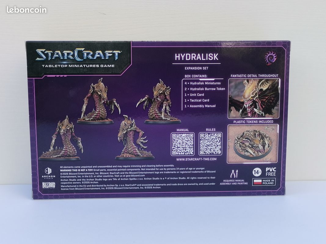 Boite d'Hydralisks pour StarCraft le jeu de figurines (TMG : The Miniatures Game) (image 2)