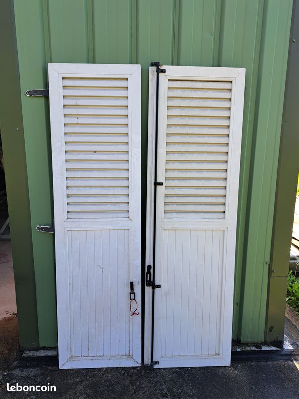 Vend volets pvc blanc (image 1)