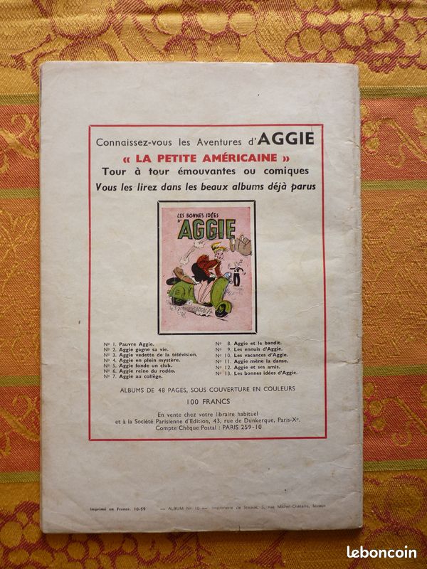 BD "La petite Annie" N°10 La Prison aux Barreaux Dorés (1960) (image 3)