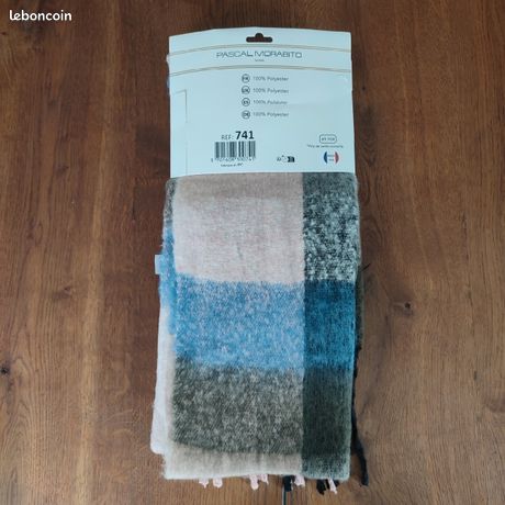 Écharpe 100% Soie Marron – Marque Pascal Morabito – Neuf Avec Coffret D’origine