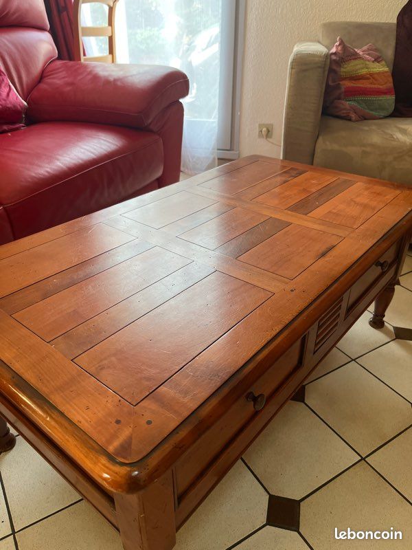 Table basse en chêne massif (image 2)