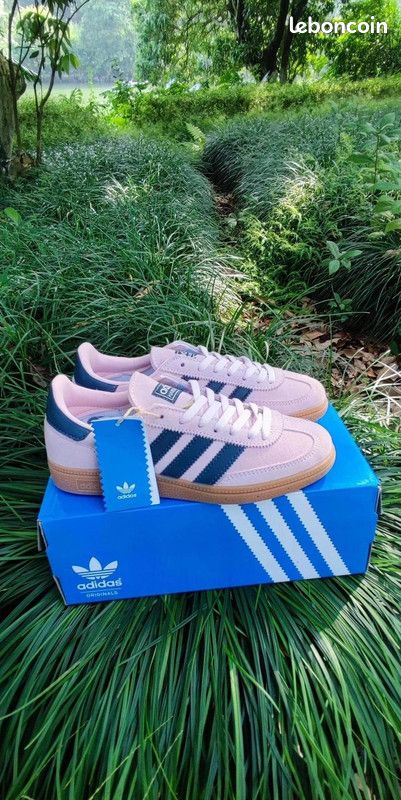 Adidas Originals Handball Spezial Rose et Bleu (image 3)