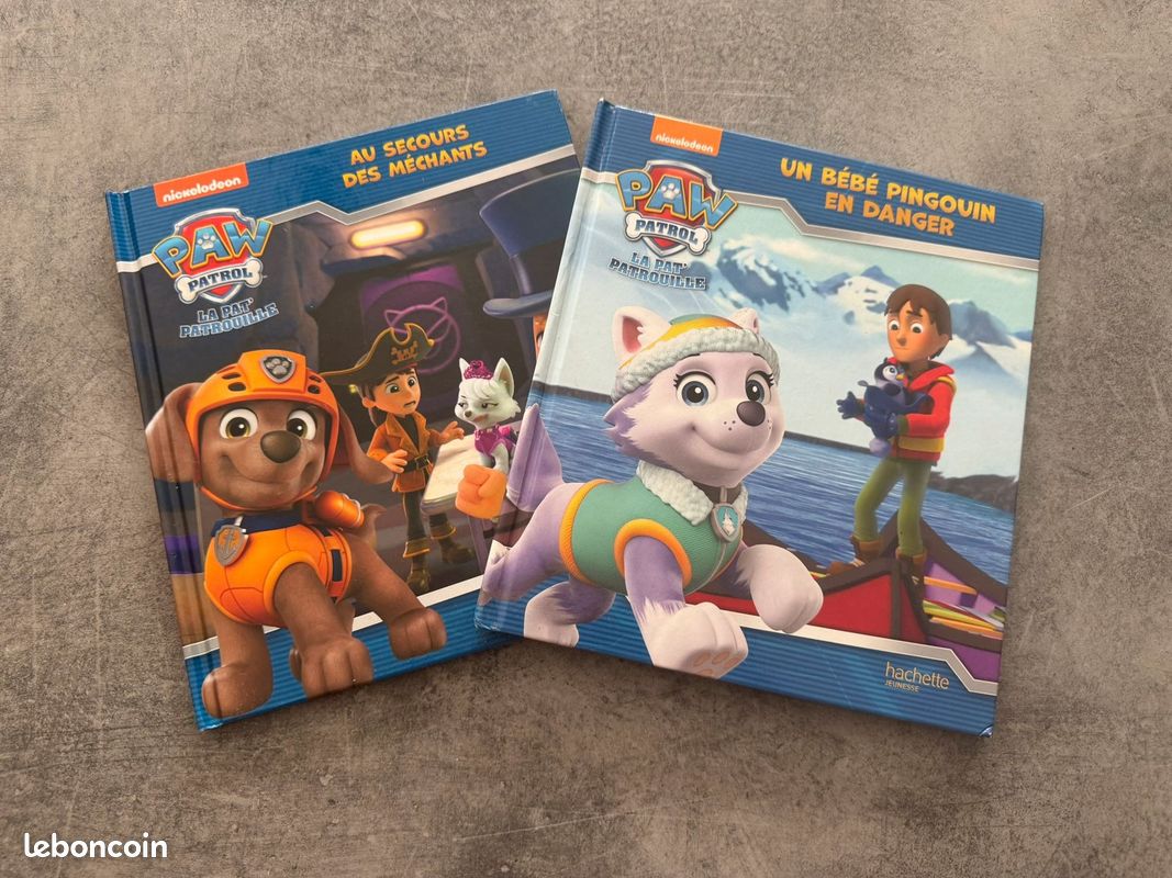 Lot 2 livres Paw patrol (image 1)