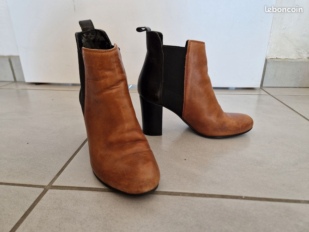 Bottines bicolore (image 1)