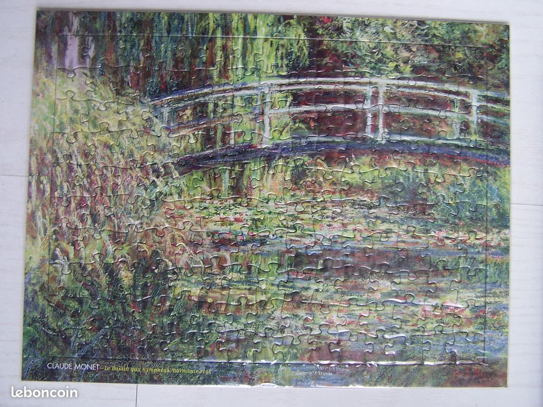 Livre et puzzle Les 100 chefs d'œuvre de claude MONET (image 4)
