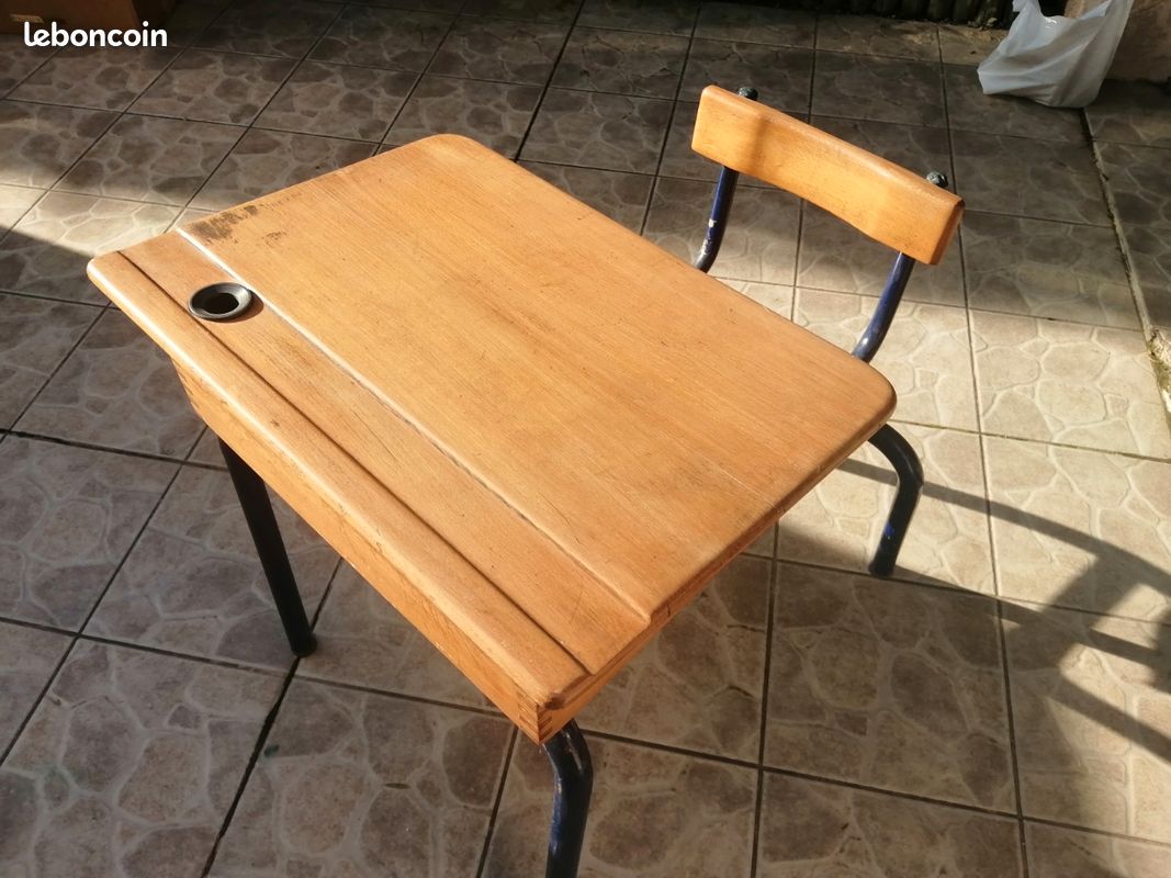 Bureau d'écolier vintage (image 3)