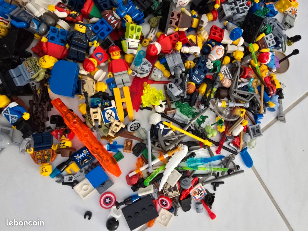 Lot 100 figurines et legos vintage ancien (image 3)