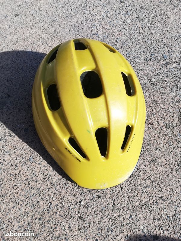 Casque vélo jaune (image 1)