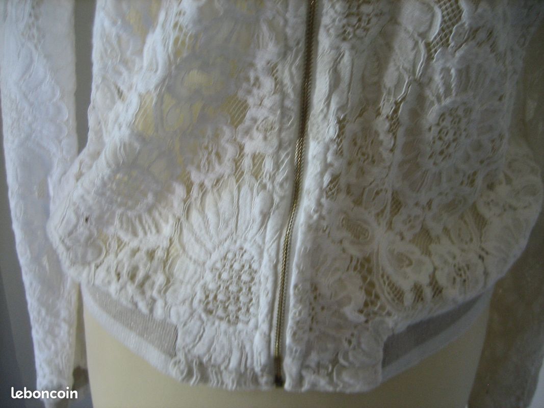 Blouson/Blouse Scarlet Roos dentelle blanche T: 2/38use (image 3)