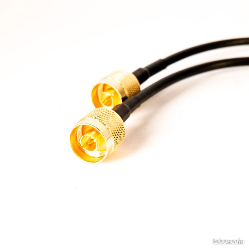 lot de 40 Bretelles connecteurs SMB mâle 12cm