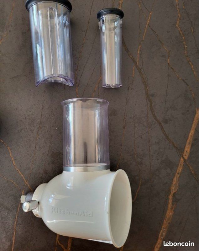 Lot De 3 Tambours Râpe Multifonction Pour KitchenAid - Râpe Fine, Julienne, Presse Purée