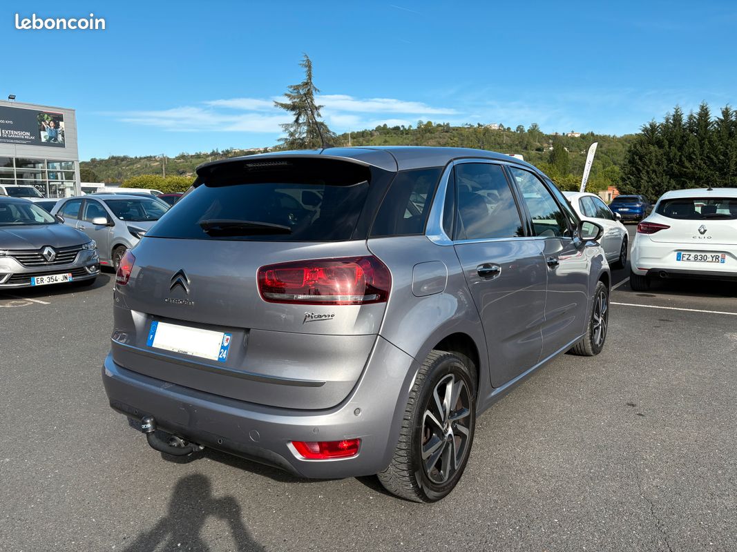 Citroen C4 PICASSO 1.6 BLUE HDI 120CH SHINE EAT6 KIT DISTRI NEUF+CAMÉRA +ATTELAGE GTIE 3 MOIS (image 4)