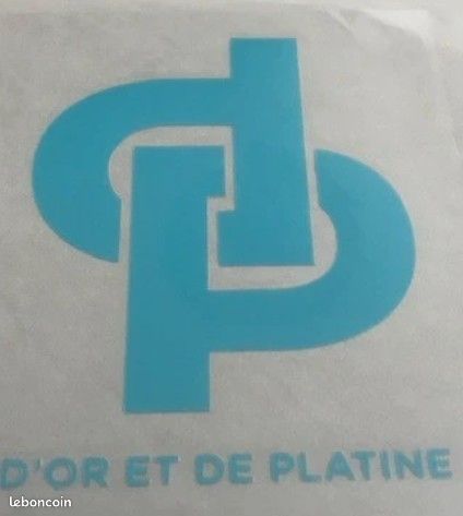 Patch officiel - D'Or & Platine, third - 2024/2025 – Le Bon Flocage