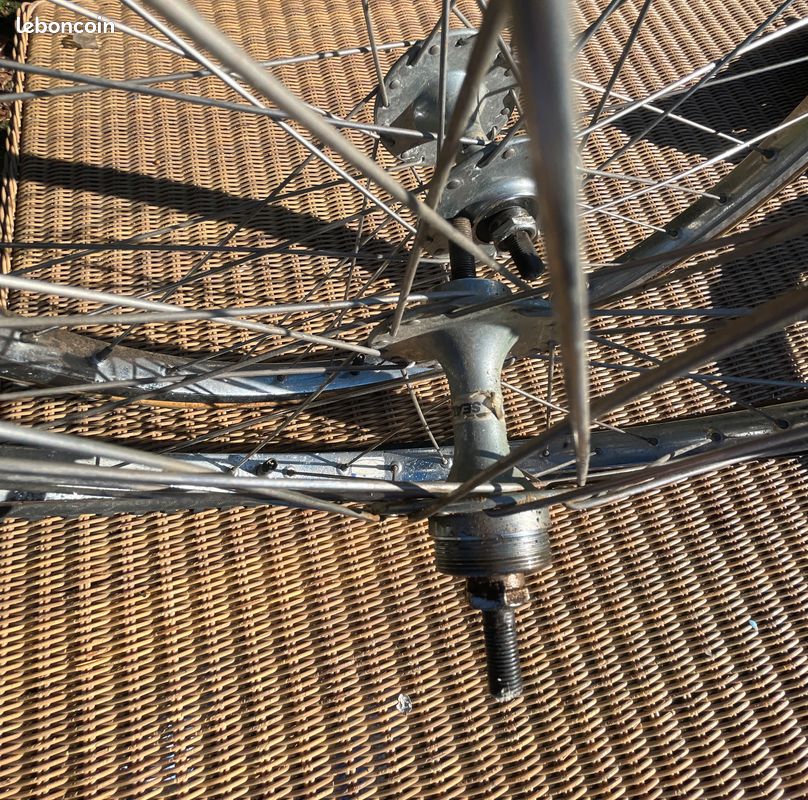 Moyeu Avant BMX Suzue Vintage - 48 Trous - Japon - Alliage Aluminium - Occasion