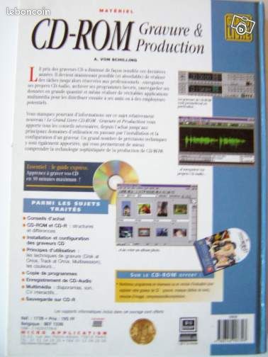 CD-ROM Gravure & Production, livre , état neuf (image 2)