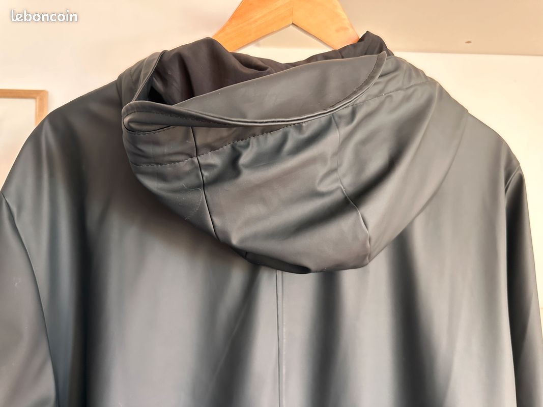 Veste longue RAINS noire excellent état (image 9)
