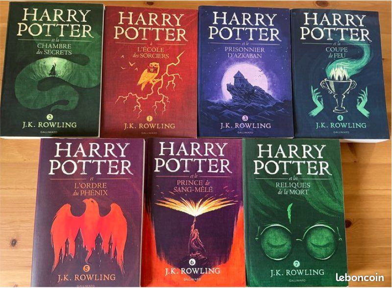Harry Potter livres tome 1-7 grand format (image 1)