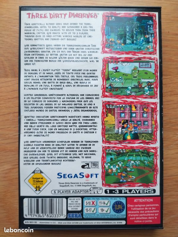 Bomberman Sega Saturn - PAL, Complet, Boîtier Plastique, Très Bon état - RARE