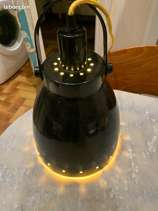 Lampe cloche aluminium (image 1)