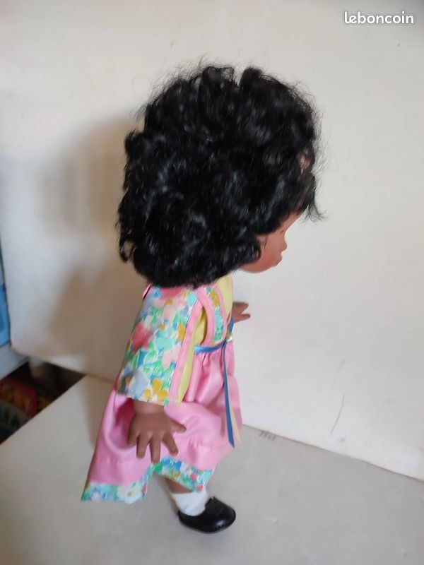 Rare Poupee Corolle Creole Jessica 87/4 Avec Robe Et Chausure