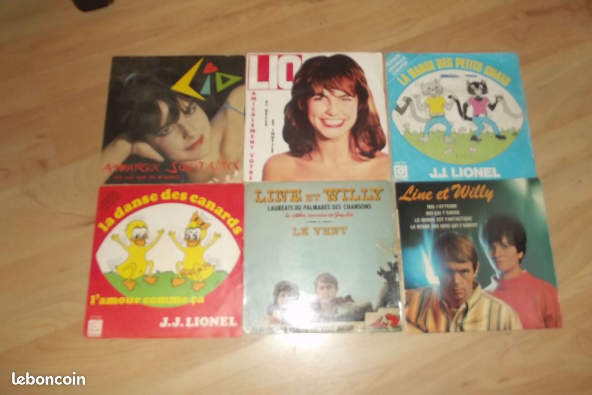 46 DISQUES 45 tours francophone (image 7)