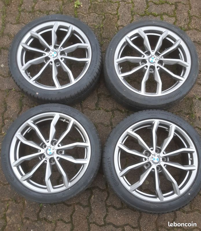 Jante BMW 18 Pouces Avec Pneus Quasi Neufs - Lot De 4, Occasion