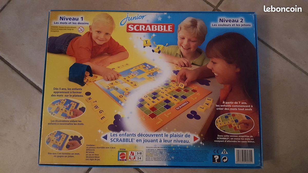 Scrabble Junior de chez Mattel (image 2)