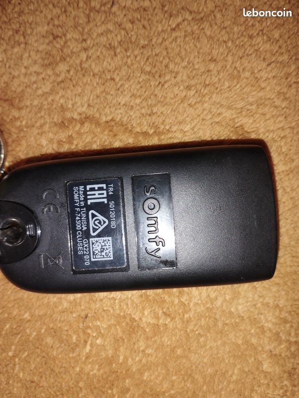 Télécommande portail keytis 4 ns Somfy (image 1)