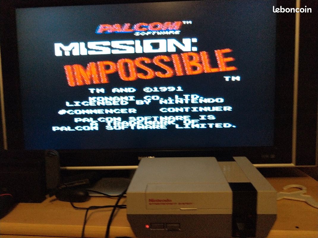 Console NES 3 cartouches manette et pistolet zapper (image 6)