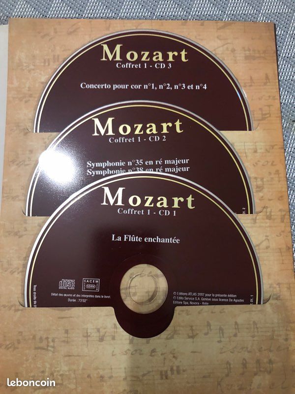 Coffret 10 CD Mozart époque classique neuf (image 4)