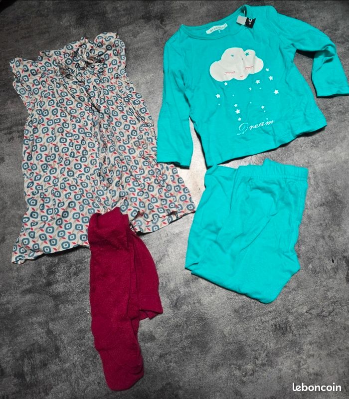 Lot vêtements fille 2 ans (image 1)