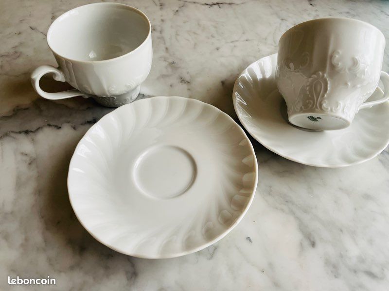 2 tasses + sous tasses, mitterteich bavaria seltmann weiden (image 4)