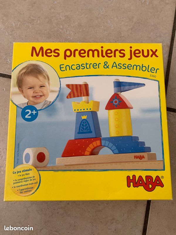 Jeu Haba 2 ans : encaster et assembler. Mes premiers jeux (image 1)
