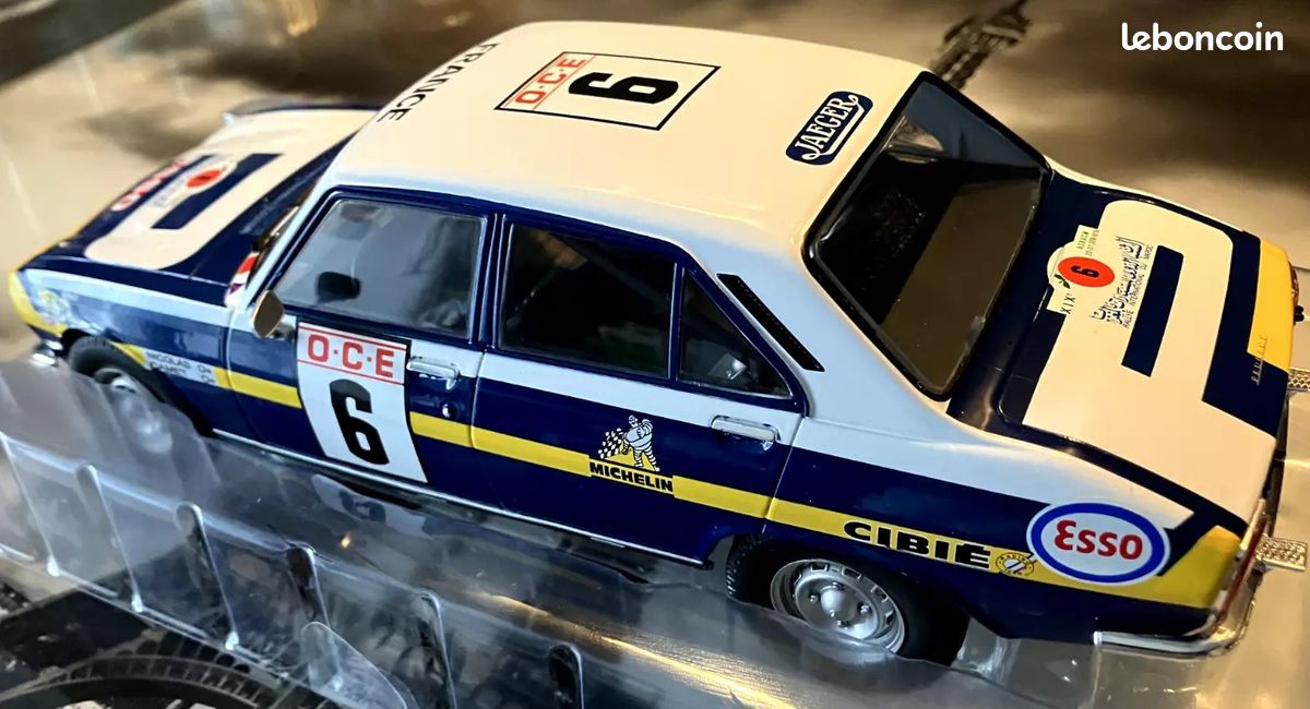 PEUGEOT 504 TI - Rallye du Maroc 1976 - équipage J.P. NICOLAS - GANET - échelle 1/18 - Neuve en boite non déballée - ref n° 30 (image 7)