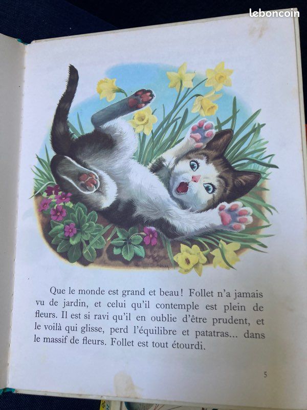 Livre collection Farandole Casterman 1958 Follet le petit char (image 6)