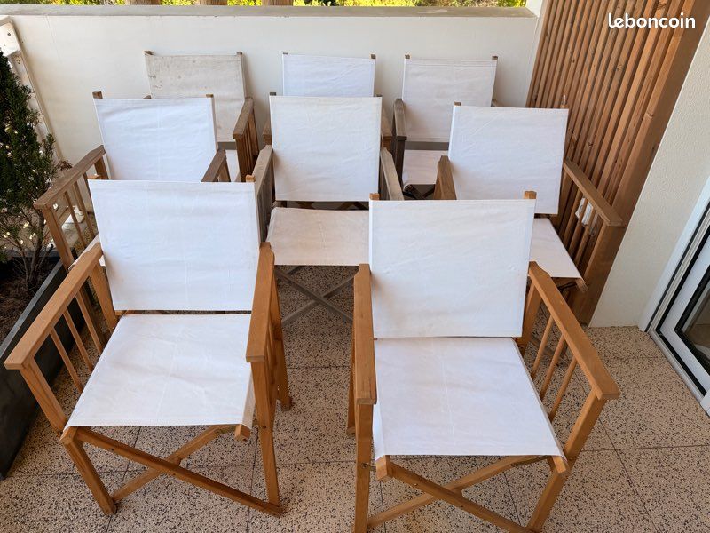 Lot 10 fauteuils/ chaises pliantes (image 2)