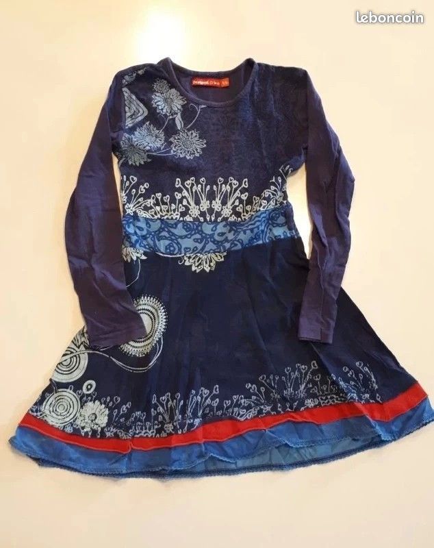 ✨ T. 9/10 Ans ⇢ DESIGUAL ⇢ Robe ⇢ Fille (image 1)