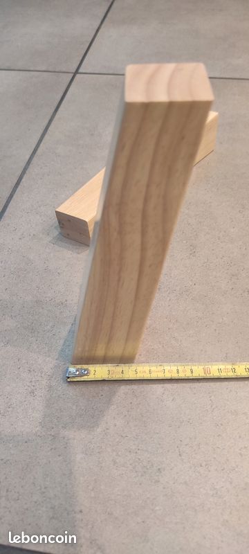 Lot 4 pieds de meuble bois H20cm (image 6)