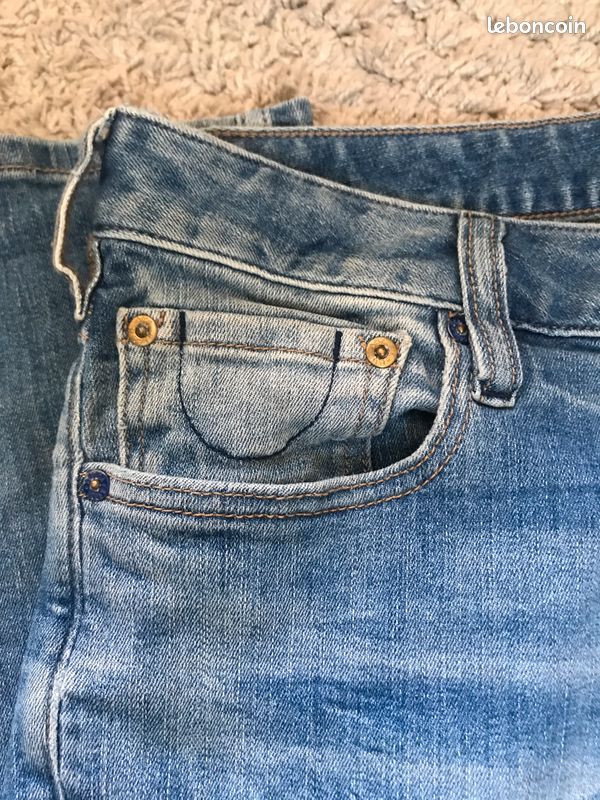 Scotch & Soda Jeans comme neuf 31/32 Unisexe Amsterdams Blauw (image 7)