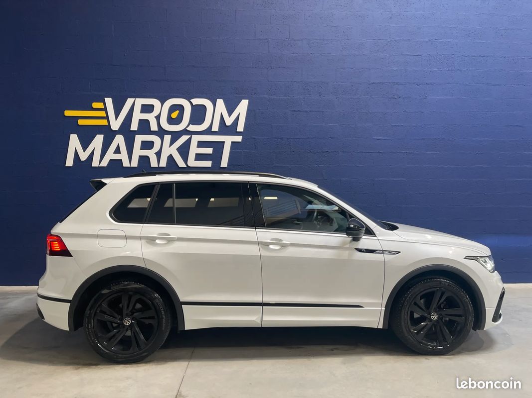 VOLKSWAGEN Tiguan 2.0 TDI 150ch R-Line - 2022 - CarPlay - Virtual cockpit - Led d'ambiance - Boîte auto (image 5)