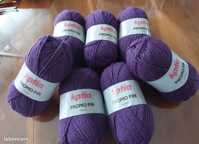 Big Merino Fils à Coudre Katia Pink - Lot De 10 Pelotes - Mérinos - Fil Au Crochet