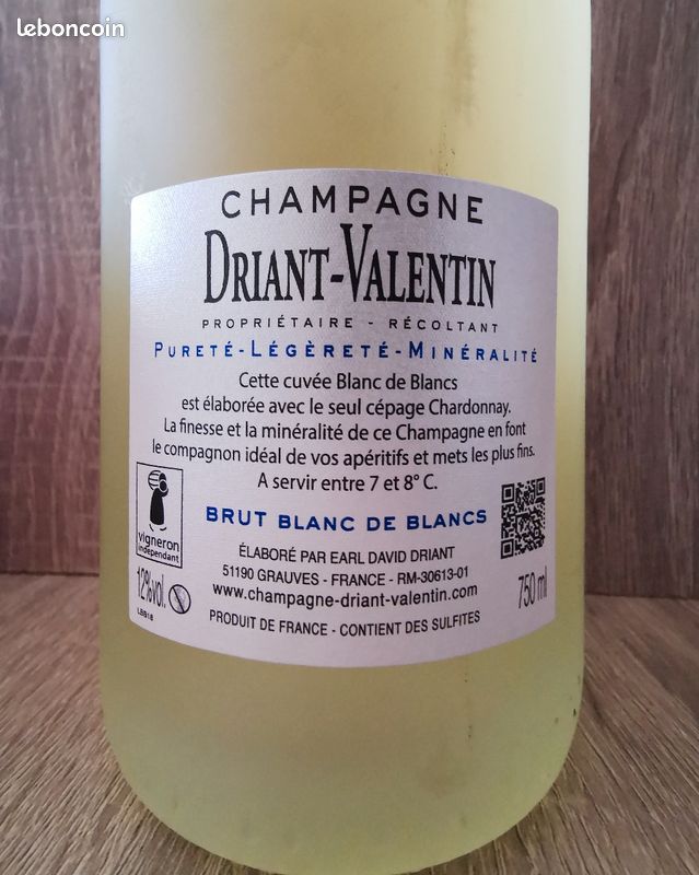 Champagne Driant Valentin neuf (image 2)