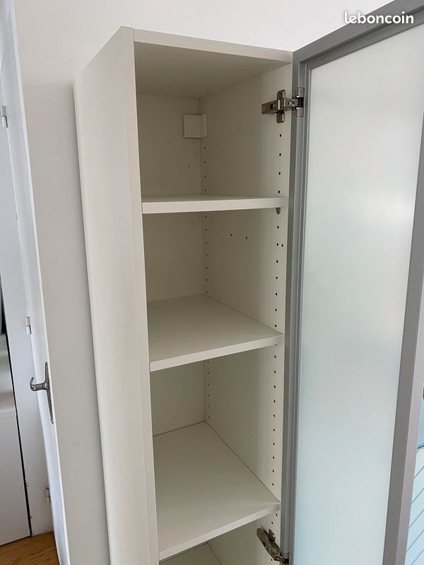 Armoire de toilette haute, IKEA Lillangen, porte vitrée (image 2)