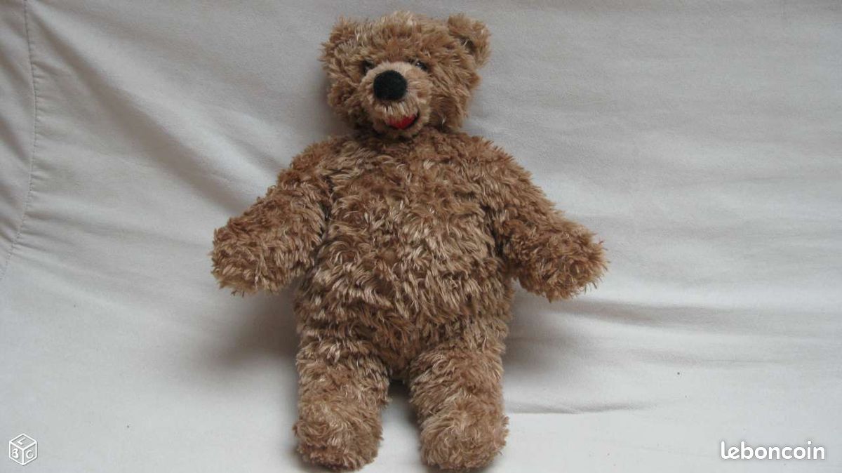 Peluche marron neuve jamais utilisée (image 1)