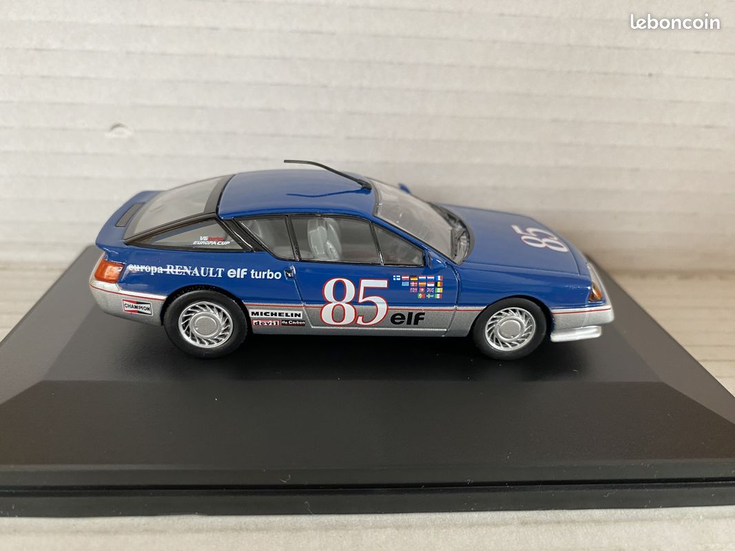 Véhicule Miniature Renault Alpine V6 GT Turbo Europa Cup 1985 1/43 Éligor (image 3)